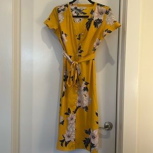 Loft floral sun dress